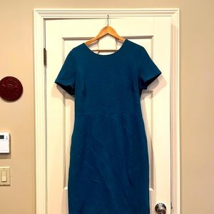 Boden Elsa Ottoman Dress - Size 14 US Cyan